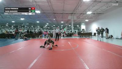 48 lbs Round 2 (3 Team) - Lucas Freeman, Florida Scorpions vs Taige Barasso, Steller Trained Fett