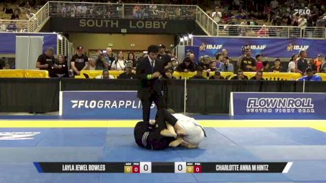 Charlotte Anna M Hintz vs Layla Jewel Bowles 2026 Pan Kids Jiu-Jitsu IBJJF Championship