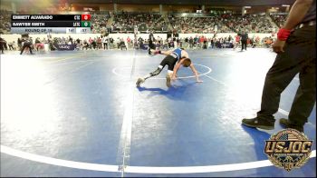 70 lbs Round Of 16 - Emmett Alvarado, Comanche Takedown Club vs Sawyer Smith, Little Axe Takedown Club
