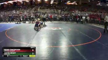 1A 132 lbs Cons. Round 2 - Kevin Concepcion, Somerset Academy vs Justin Brady, Lemon Bay