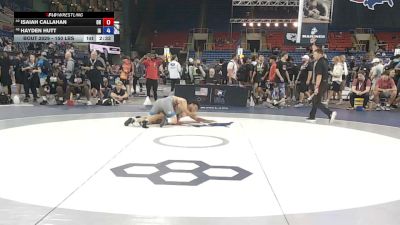 150 lbs Cons. Rd Of 64 - Isaiah Callahan, Ohio vs Hayden Hutt, Iowa