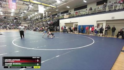 138 lbs Cons. Round 4 - Jacob Lootans, Regis/Altoona vs Tanner Bandoli, Shell Lake