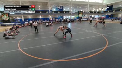 185 lbs Semifinal - Darius Flowers Jr, Unattached vs Dylan Frass, Pursuit Wrestling