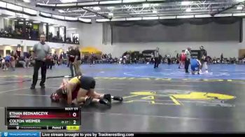 125 lbs Cons. Round 1 - Ethan Bednarczyk, Wabash vs Colton Weimer, Adrian