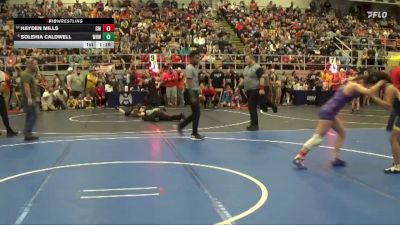 112 lbs Champ. Round 1 - Solehia Caldwell, Walnut Hills WC vs Hayden Mills, Chillicothe MS