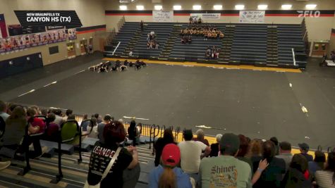 Canyon HS (TX) "New Braunfels TX" at 2026 WGI Guard Austin Regional+