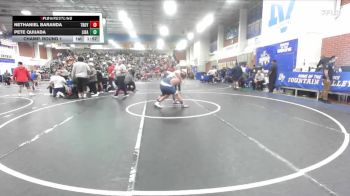 215 lbs Champ. Round 1 - Nethaniel Baranda, Troy vs Pete Quijada, Liberty (Bakersfield)