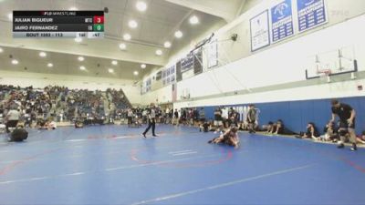 113 lbs Cons. Round 3 - Jairo Fernandez, El Dorado vs Julian Bigueur, Mantanona Training Center