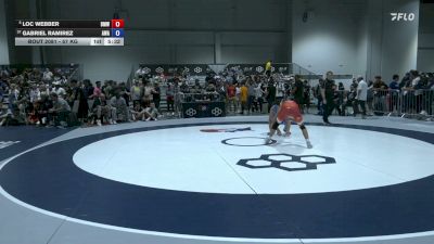 57 kg Champ. Rd Of 32 - Loc Webber, Beast Mode Wrestling vs Gabriel Ramirez, Aces Wrestling Academy