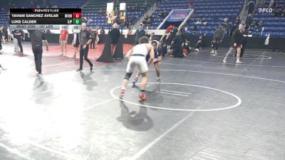 157 lbs Consolation - Yavian Sanchez Avelar, Methuen vs Luke Calder, Saint John's Prep