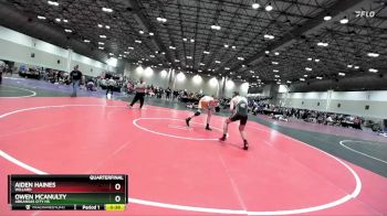 175C Quarterfinal - Owen Mcanulty, Arkansas City HS vs Aiden Haines, Willard