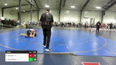 110 lbs Rr Rnd 2 - Raymond Brown, The Storm Wrestling Center vs Jackson Grantham, Level Up Wrestling Center