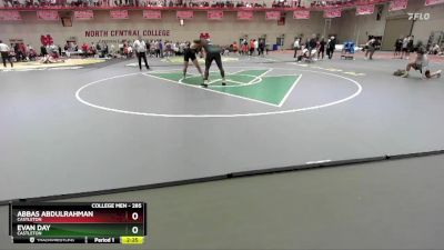 285 lbs Semifinal - Abbas Abdulrahman, Castleton vs Evan Day, Castleton