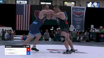 130 kg Quarters - Adam Coon, New York Athletic Club vs Luke Luffman, Illinois Regional Training Center/Illini WC