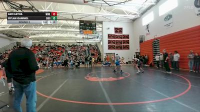 131-135 lbs Round 2 - Dylan Gammel, Sheridan Junior High School vs Levi Leyva, Worland Middle School