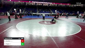 144 lbs Consi Of 32 #2 - Garrett Ayotte, Greater Lowell vs James Algeo, Bishop Guertin