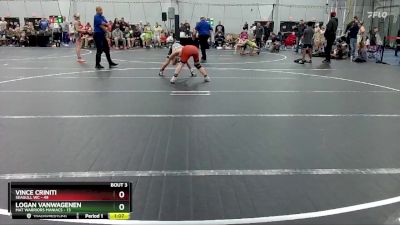 110 lbs Placement (4 Team) - Vince Criniti, Seagull WC vs Logan Vanwagenen, Mat Warriors Maniacs