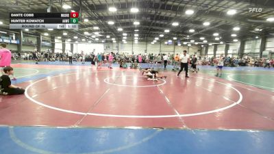 90 lbs Round Of 16 - Dante Cobb, Mat Assassins Black - MS vs Hunter Kowatch, All American Wrestling Club - MS