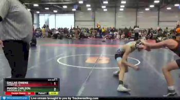 100 lbs Round 2 (6 Team) - Mason Carlson, Sanderson W.A. vs Dallas Owens, Combat WC