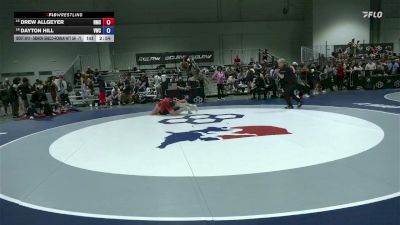 Champ. Round 1 - Drew Allgeyer, Nyac/Minn Storm vs Dayton Hill, Valley Wrestling Club