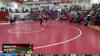 152 lbs Semifinal - Brooke Peters, Clinton-JV vs Gavin Benton, Iowa City, Liberty