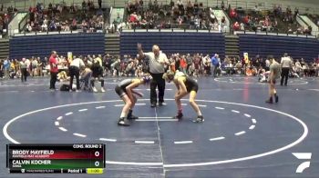 80 lbs Cons. Round 2 - Brody Mayfield, Mayfield Mat Academy vs Calvin Kocher, SHWA