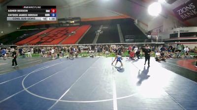 80 lbs Cons. Sub-semis - Asher Beeson, Idaho vs Zayden James Hirouji, Hawaii