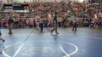 112 lbs Cons. Semi - Ava Sours, Clyde Amateur vs Livia Krull, Miamisburg Middle School