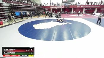 157 lbs 5th Place Match - John D`Amico, Frostburg State vs Isaac Valdez, Wheeling