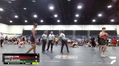 220 lbs Round 3 (4 Team) - Cameron Cook, Dogtown vs Reese Meadows, North Henderson Wrestling