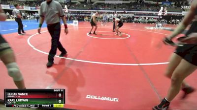 150 lbs Quarters & Wb (16 Team) - Karl Ludwig, Cox vs Lucas Vance, Grundy