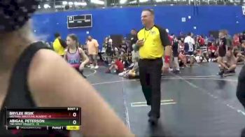 66 lbs Round 1 (6 Team) - Abigail Peterson, The Funky Singlets vs BryLee Irsik, Hastings Wrestling Academy