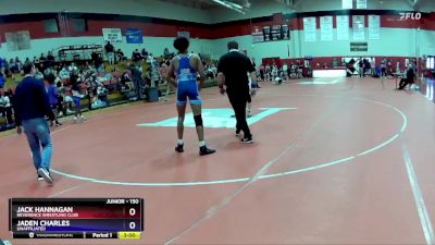 150 lbs Cons. Semi - Jack Hannagan, Reverence Wrestling Club vs Jaden Charles, Unaffiliated