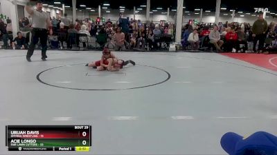 76 lbs Round 6 (10 Team) - Acie Longo, Fair Lawn Cutters vs Urijah Davis, Smyrna Wrestling