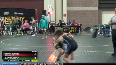 67 lbs Finals (2 Team) - Brison Romero, Team Palmetto vs Alex Upchurch, Spatola Wrestling