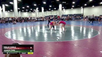 110 lbs Round 1 (8 Team) - Mollie Corkle, Charlies Angels Florida Pink vs Hannah Park, Team Iowa Crazy Coconuts