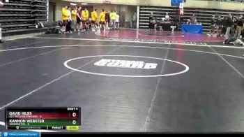 132 lbs Quarterfinals (8 Team) - David Hiles, GET-Melrose/Mindoro vs Kannon Webster, Washington