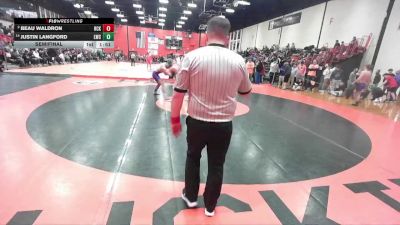 190 lbs Semifinal - Justin Langford, New Lenox (LINCOLN-WAY CENTRAL) vs Beau Waldron, Columbia (HICKMAN) (MO)