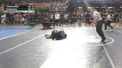 144 3A Semifinal - Hunter Jessee, Hagerty vs Jovani Solis, South Dade