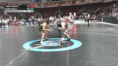 4A 175 lbs Cons. Round 2 - Brody Segotta, Aztec vs Jayden Padilla, Raton