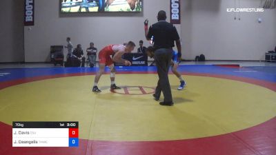 70 kg Cons 16 #1 - Justin Davis, CSU Pueblo Wrestling RTC vs Justin Deangelis, TMWC/ OKRTC