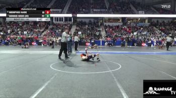 61 lbs Champ. Round 1 - Dennis Weir (Jr), Pittsburg vs Memphis Hase, Ogden`s Outlaws
