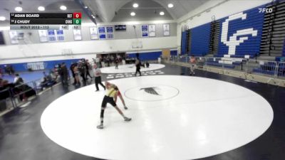 113 lbs 5th Place Match - Adan Board, Lion Of Judah Wrestling Academ vs J Chudy, Capistrano Valley High School
