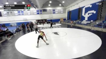 113 lbs 5th Place Match - Adan Board, Lion Of Judah Wrestling Academ vs J Chudy, Capistrano Valley High School