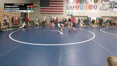 13 lbs Round 1 - Thomas Hauptly, Dunkerton Wrestling Club vs Zander Schaefer, Sailor Wrestling Club