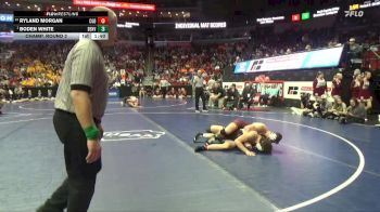 2A-165 lbs Champ. Round 2 - Boden White, Denver vs Ryland Morgan, Clarion-Goldfield-Dows