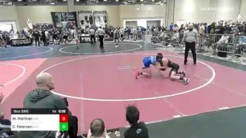 109 lbs Consi Of 8 #1 - Maddox Martinez, 505 Wc vs Clark Petersen, East Idaho Elite