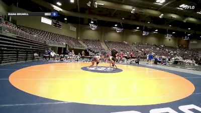 124 lbs Finals (8 Team) - Diana Brunell, Southwestern Oregon CC vs Jordan Williams, Northern Oklahoma College- Tonkawa