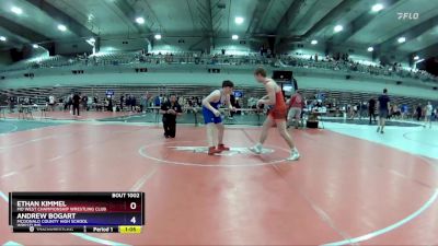 175 lbs Quarterfinal - Ethan Kimmel, MO West Championship Wrestling Club vs Andrew Bogart, McDonald County High School Wrestling