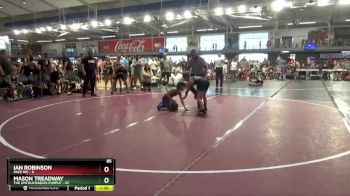 85 lbs Round 7 (10 Team) - Mason Treadway, The Untouchables Purple vs Ian Robinson, Pace WC